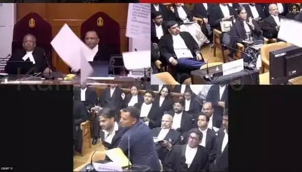 ജസ്റ്റിസിനെതിരെ യുവാവിന്‍റെ അസഭ്യ വര്‍ഷം; സുപ്രീം കോടതിയില്‍ നാടകീയ രംഗങ്ങള്‍